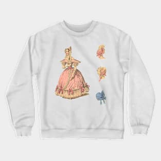 Vintage Parisian Fashion Set Crewneck Sweatshirt